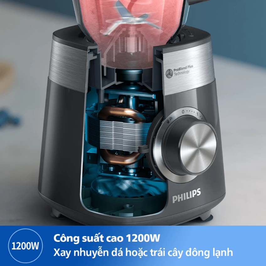 Máy xay sinh tố Philips HR3041/00 - Hàng chính hãng