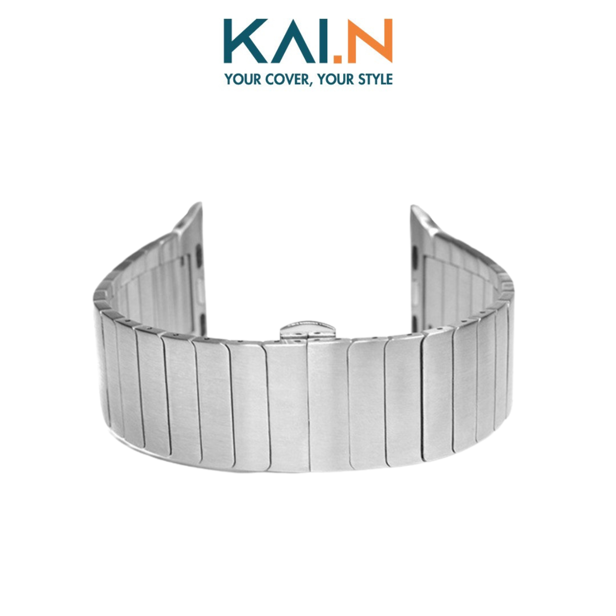 Dây Đeo Thép Dành Cho Apple Watch Kai.N SeamLess Steel Band Size 42/44/45/49mm_ Hàng Chính Hãng