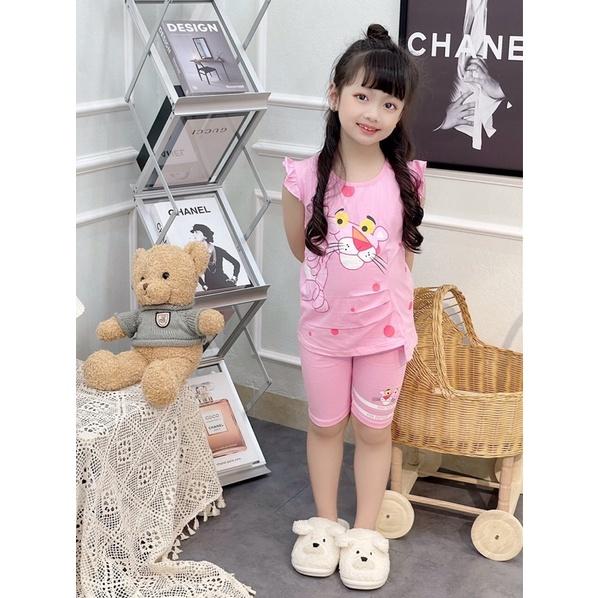 bộ cotton tay bèo sát nách cho bé 4 màu sz nhỡ 10-22kg