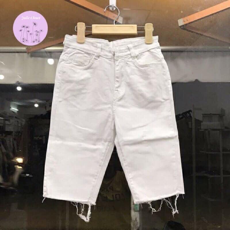 Quần Bò ngố giấy : nữ cạp cao GẬP GẤU quần đùi sooc bò lưng cao sexy phong cách Hàn Quốc cực chất
