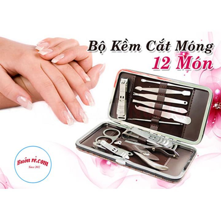 Combo 10 Bộ Kềm Cắt Móng Tay 12 Món Tiện Dụng 00087