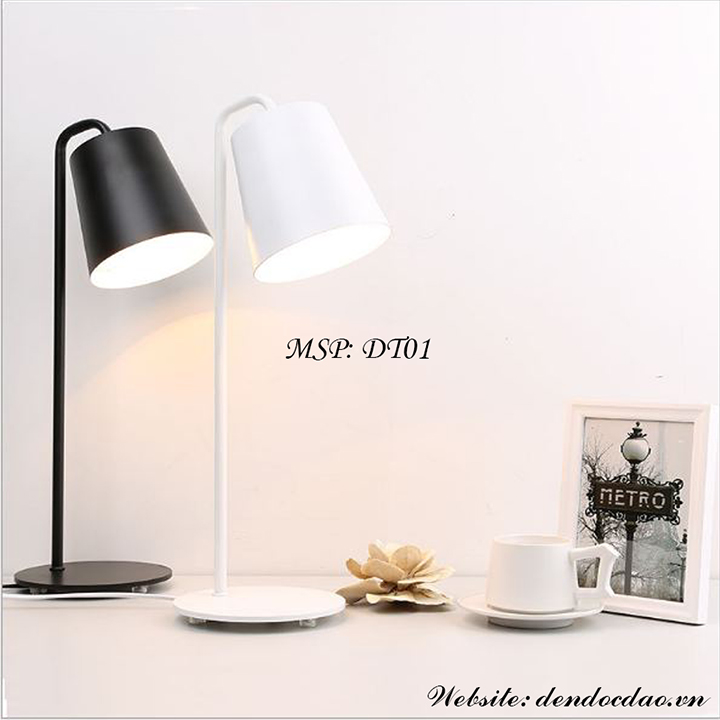 Đèn để bàn cao cấp VINTAGE FULL BOX DT01 kèm bóng LED chống lóa cận