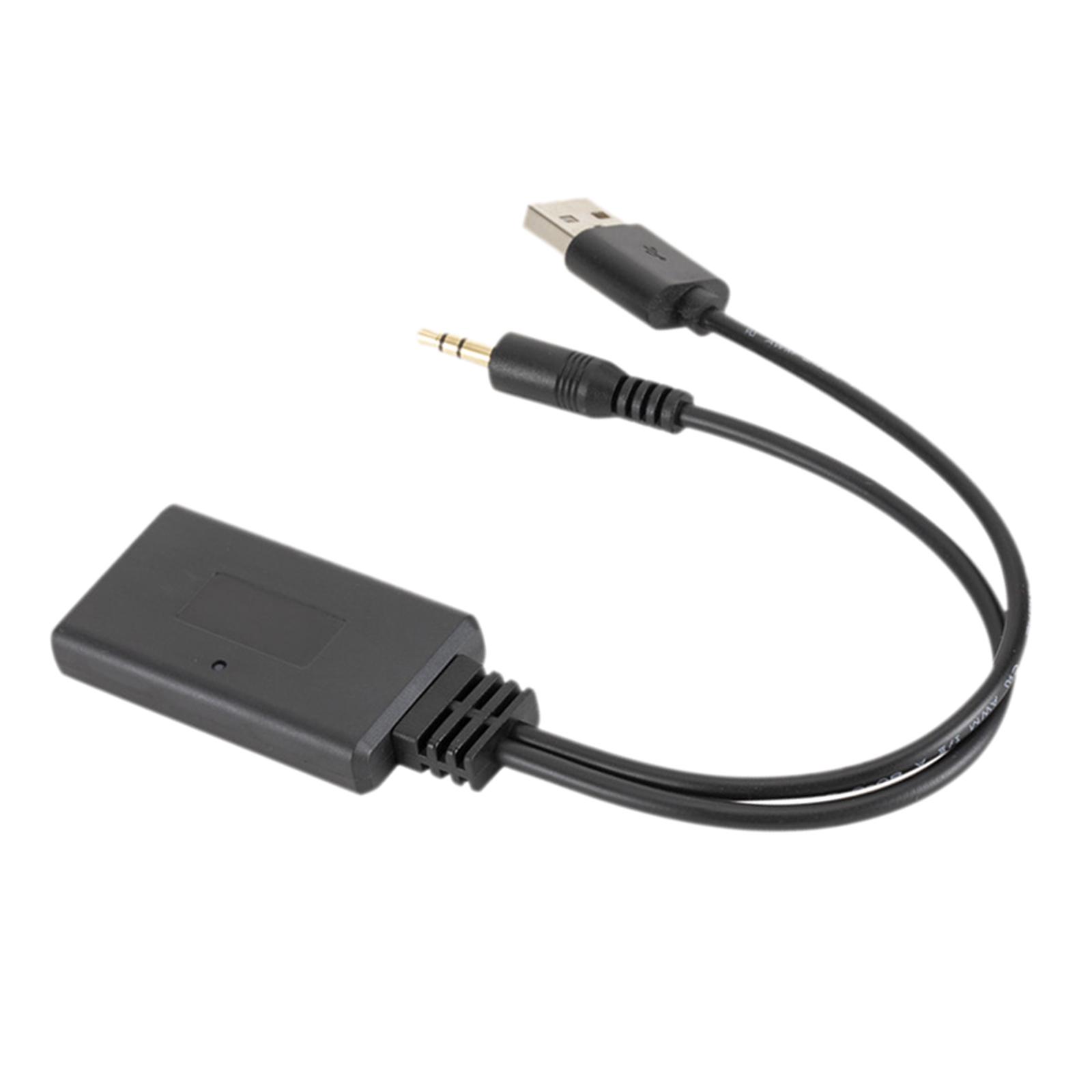 Bluetooth Receiver Adapter USB 3.5mm Car Speaker Adapter Device New