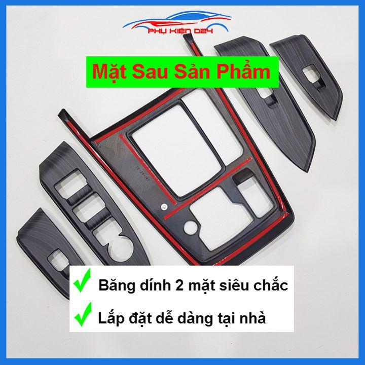 Ốp nội thất CX8, CX-8 2019-2020-2021-2022 vân đá nhựa ABS bảo vệ chống trầy xước và làm đẹp xe