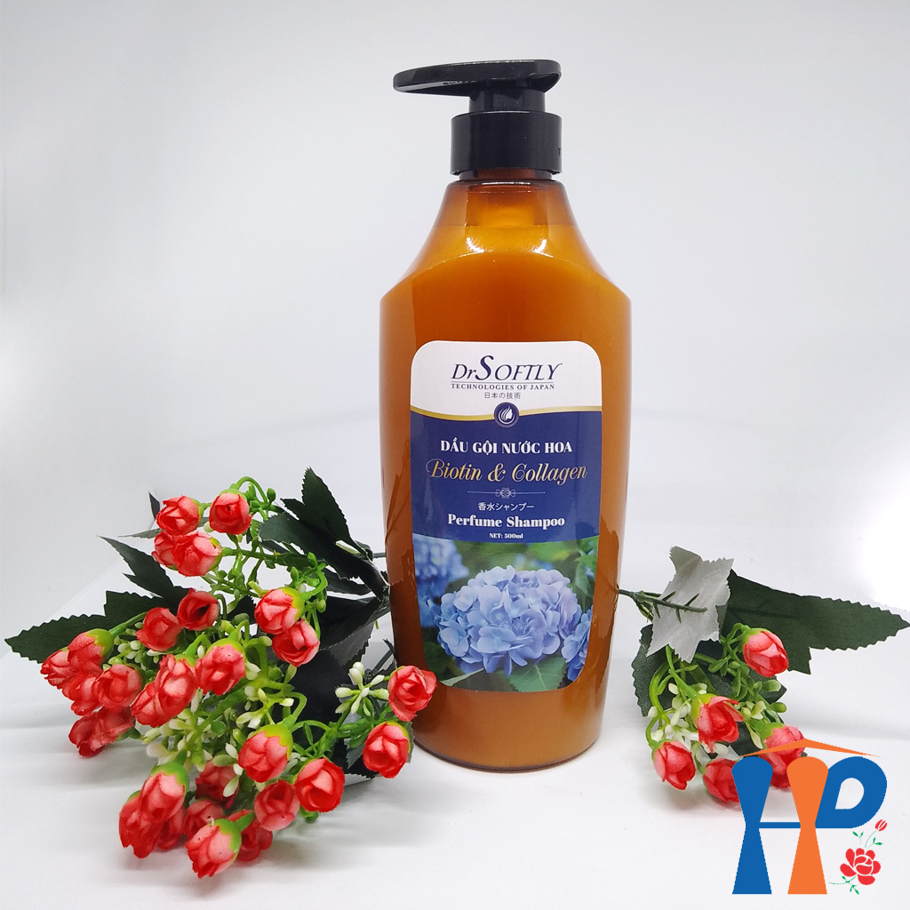 Dầu gội nước hoa Biotin & Collagen DrSoftly Perfume Shampoo (phục hồi nang tóc, ngăn ngừa gàu, ướp hương cho tóc) {Hani Peni}