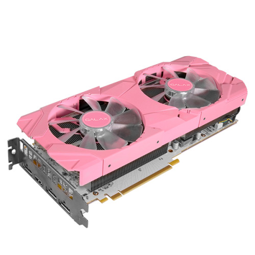 Card đồ họa VGA GALAX GeForce RTX 2070 Super EX (1-Click OC) PINK Edition 8GB GDDR6 256-bit DP*3/HDMI - Hàng Chính Hãng