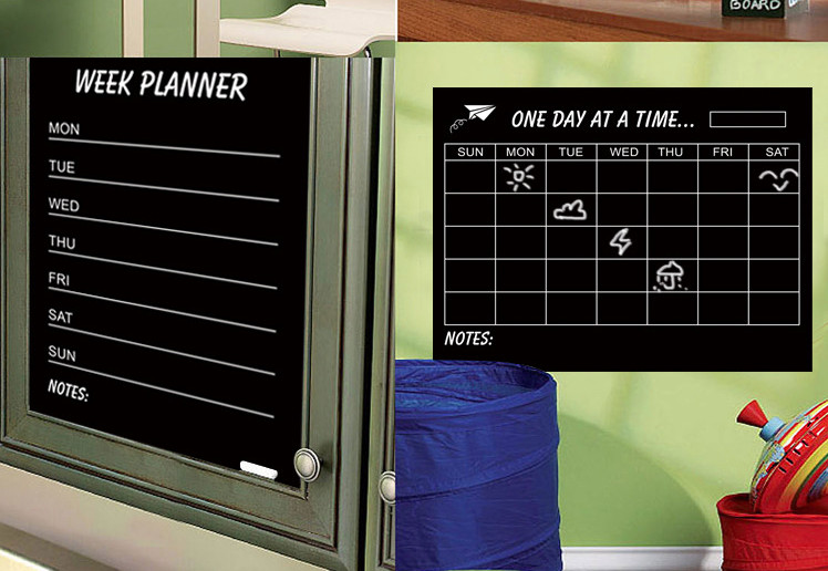 Decal Dán Tường Hình Bảng Đen Planner