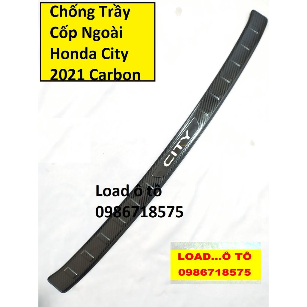 Chống Trầy Cốp Honda City 2023-2021 Trong, Ngoài Vân Carbon Cao Cấp, Có Sẵn Keo Dán 3M