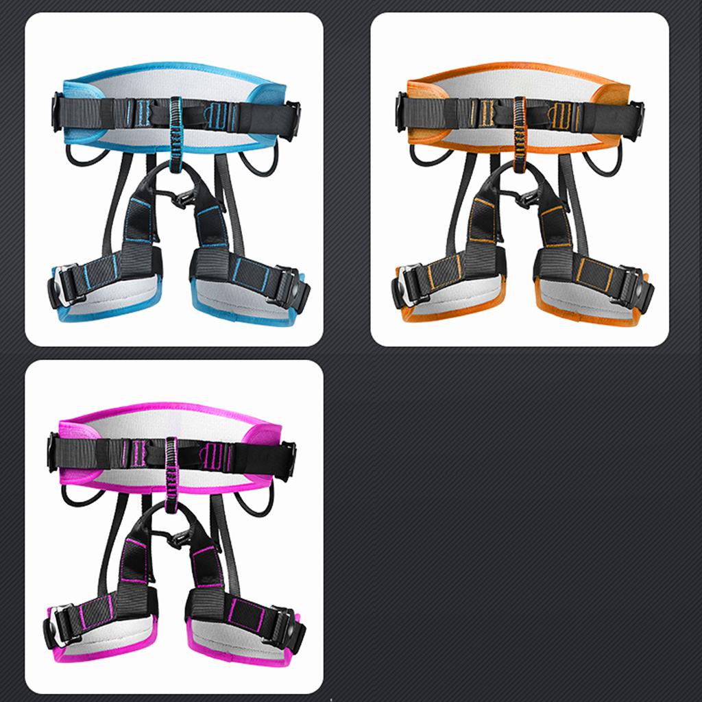 Professional Safety Rock Climbing Rappel Harness Seat Sitting Waist Belt Strap