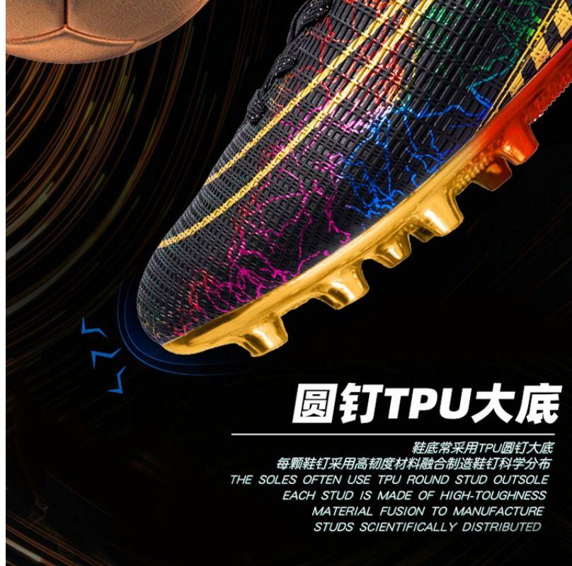LCRTZKG 2023 Giày bóng đá Assassin mới cho nam giới World Cup AG Long Nail Race Đào tạo Giày cho nam giới và phụ nữ Sinh viên trẻ em Broken Nail