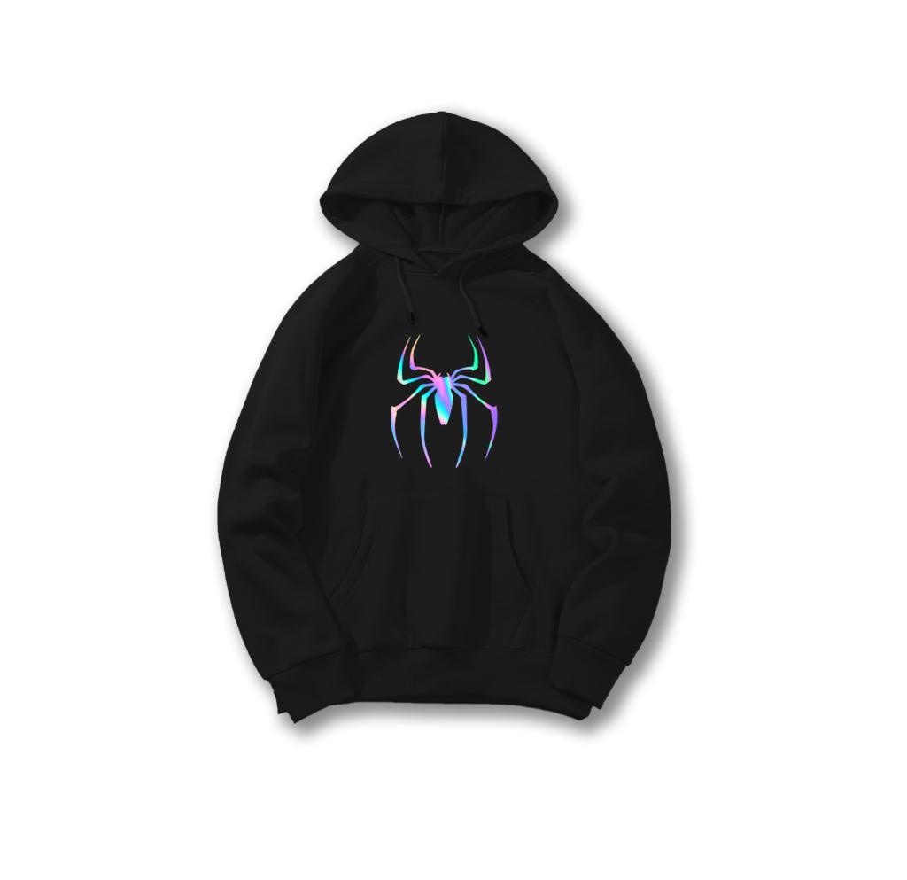 ÁO KHOÁC NỈ HOODIE PHẢN QUANG CON NHỆN