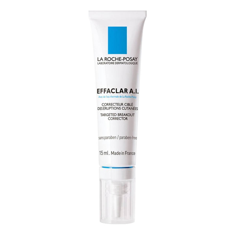 Bộ chăm sóc da Kem Giảm Mụn Chuyên Biệt La Roche-Posay Effaclar Effaclar A.I.  + Gel Rửa Mặt Tạo Bọt Làm Sạch & Giảm Nhờn Cho Da Dầu Nhạy Cảm La Roche-Posay Effaclar Purifying Foaming Gel