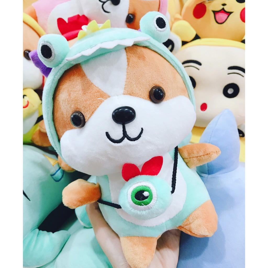 Gấu bông chó Shiba cosplay kích thước 25cm Xưởng gấu bông Việt Nam