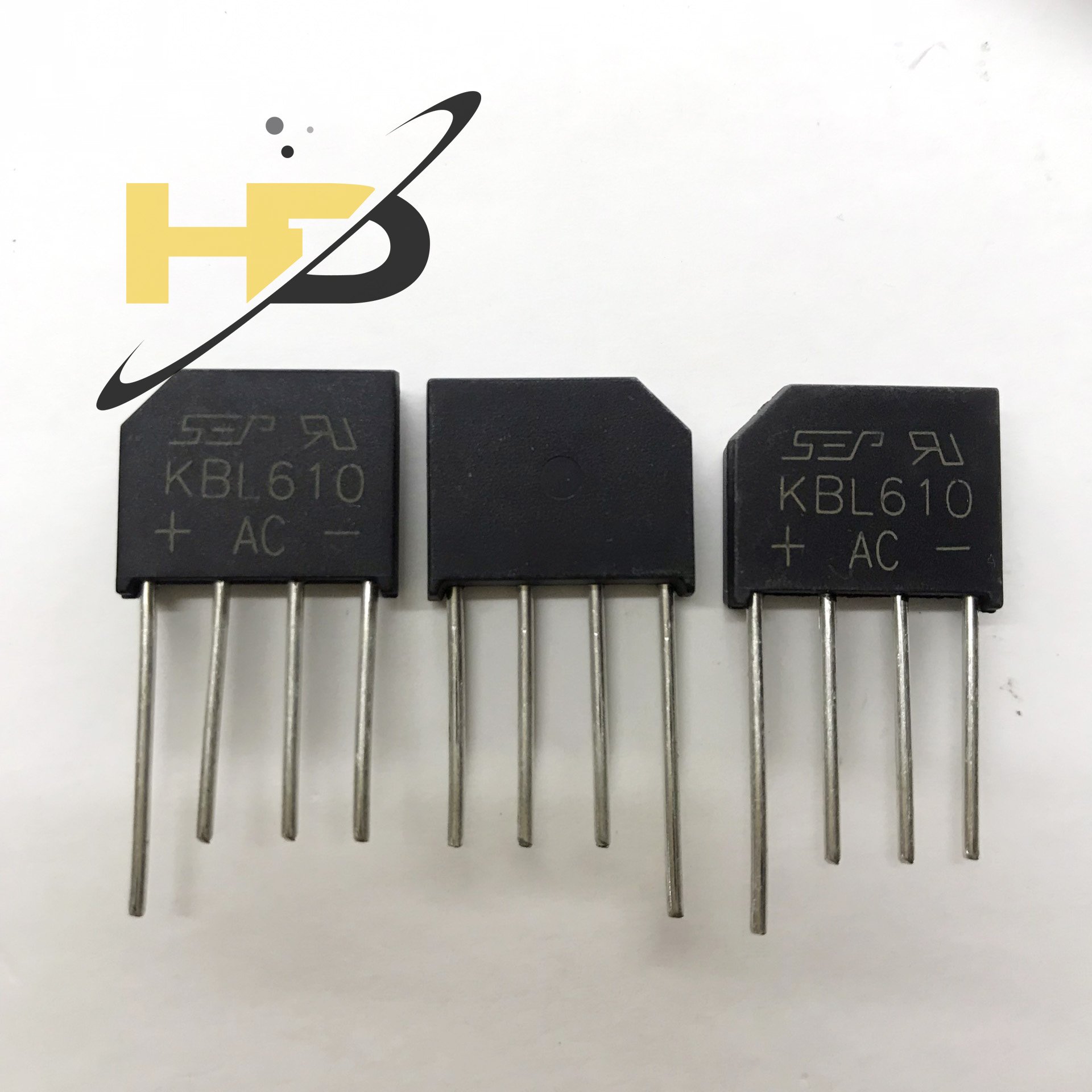 [SET 3 CON] Diode Cầu KBL610 6A 1000V Vuông Mới