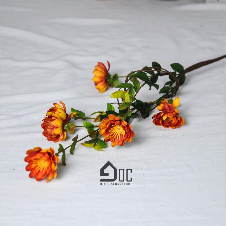 Hoa giả, hoa cúc nhỏ trang trí phòng khách Góc decor
