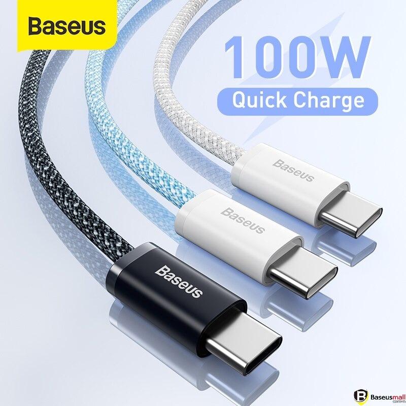 Cáp Sạc Baseus Dynamic Series Fast Charging Data Cable Type-C to Type-C 100W - Hàng chính hãng