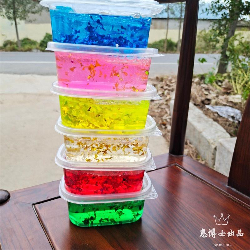 SLIME dạng ÂU BÓNG charm kim tuyến NG0C TRAI CỐM XỐP 6 màu dạng lỏng Slam thiết kế độc đáo ấn tượng squishy