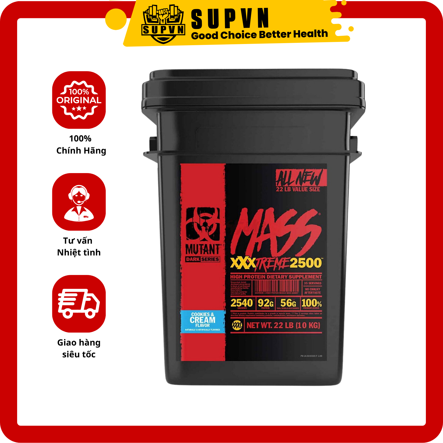 Mutant Mass XXXTreme 2500 22lbs
