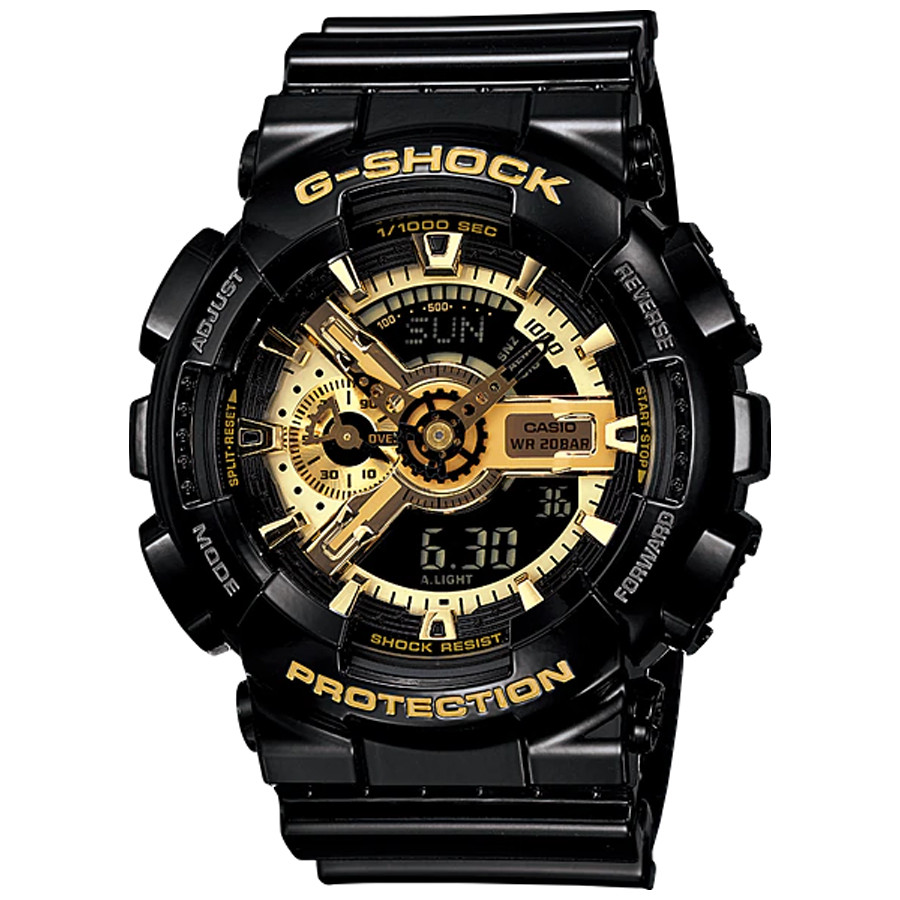 Đồng hồ nam dây nhựa Casio G-Shock chính hãng GA-110GB-1ADR