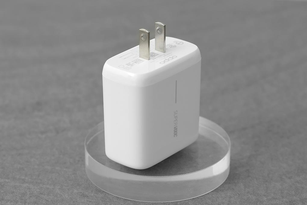 Adapter Sạc SuperVOOC 65W OPPO VCA7JAUH Trắng - Hàng chính hãng