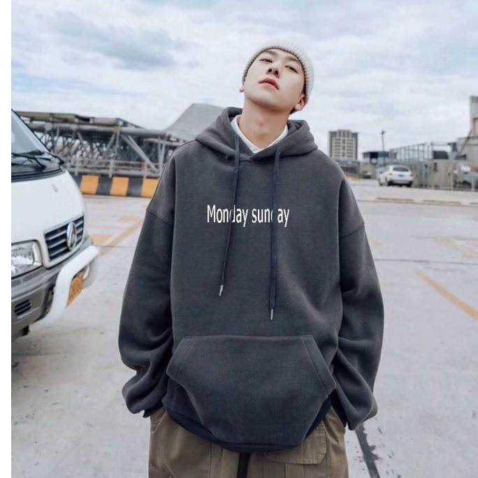 Áo hoodie nỉ mềm mịn tay phối