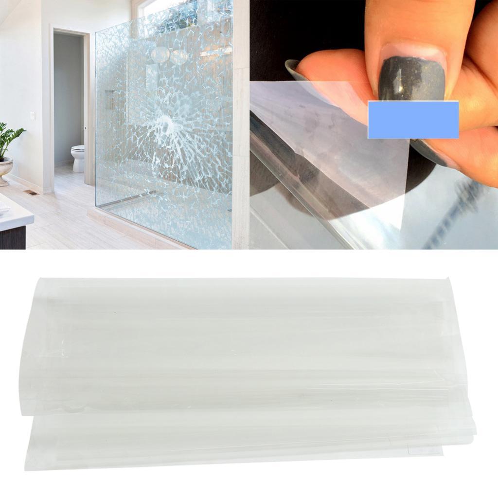Transparent Safety Window Film Shatterproof Protect UV Blocks for Building Glass
