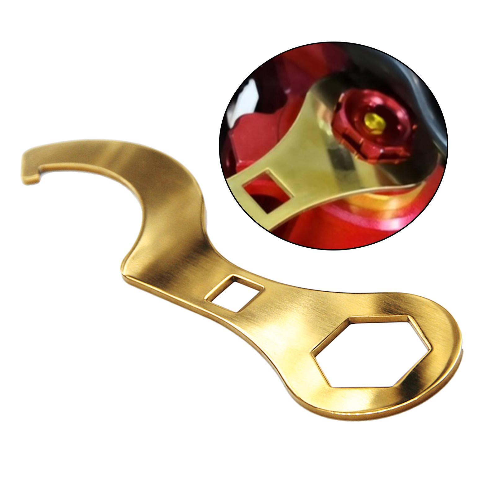 Axle Wrench Spanner Install Removal Dirt Bike Spindle Wheel Nut Tool Fit for Honda Crf250L Crf250Rally Repair Tool Axle Wrench Tool Golden