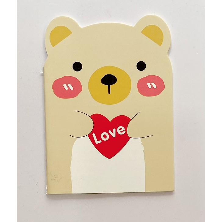 Sổ tay gấu mini cute