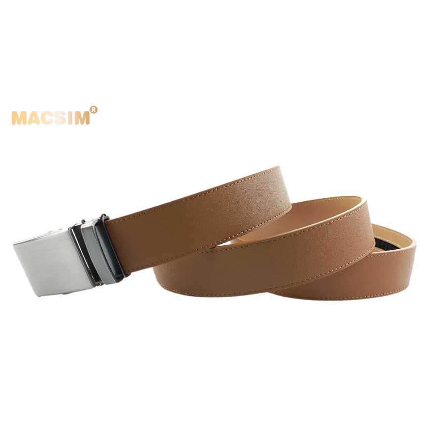 Thắt lưng nam da thật cao cấp nhãn hiệu Macsim MS025