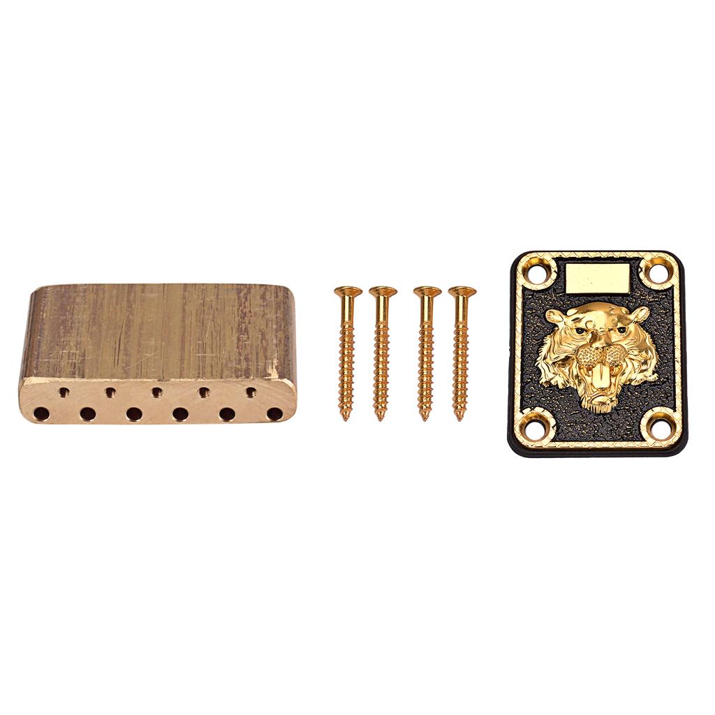 Đồng Tremolo Khối với Kẽm Hợp Kim Cổ Tấm ST Đàn Guitar Điện