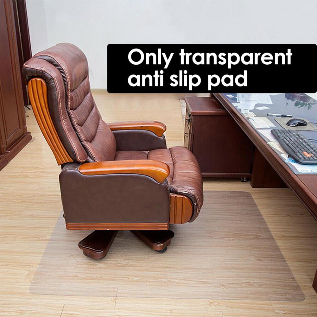 2xOffice Computer Carpet Protector Chair Mat 1.5mm Thick PVC Mat 40x60cm