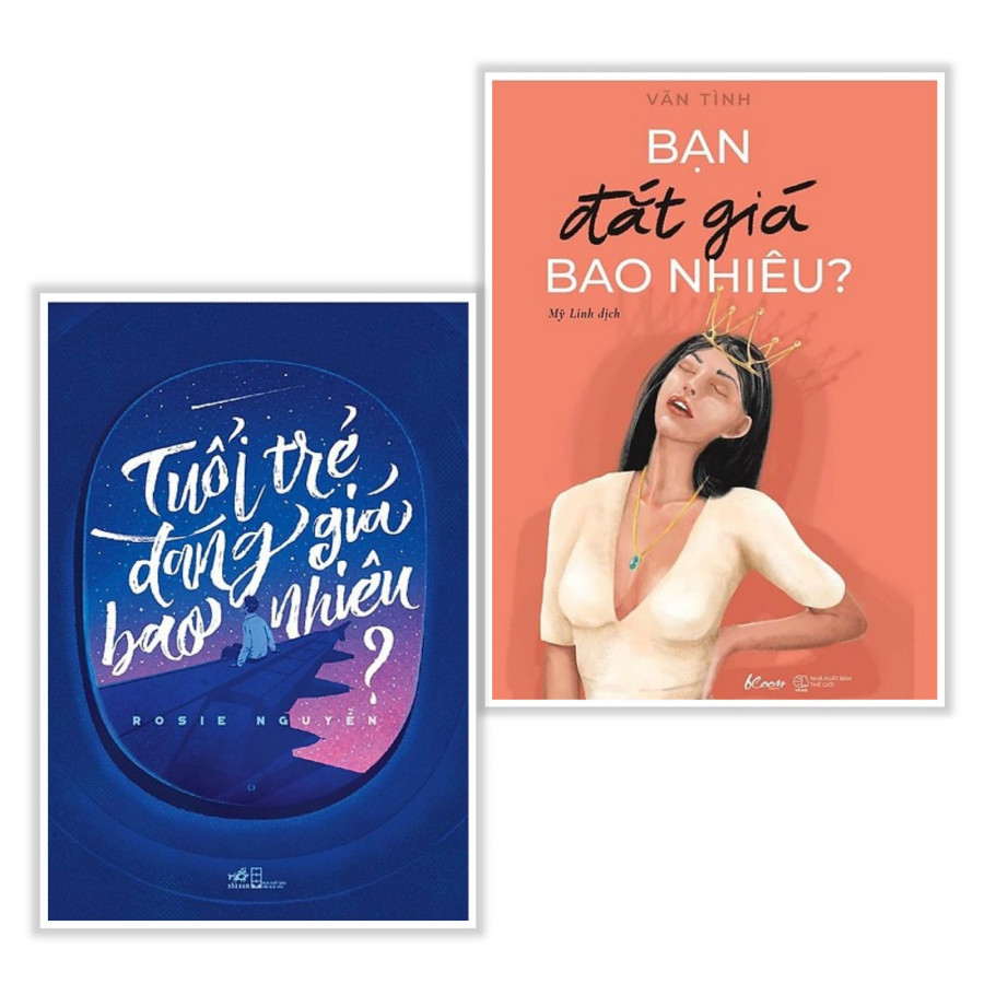 Combo sách dành cho tuổi trẻ : Tuổi trẻ đáng giá bao nhiêu + Bạn đắt giá bao nhiêu ( bản mới ) - Tặng kèm bookmark thiết kế - Sách tư