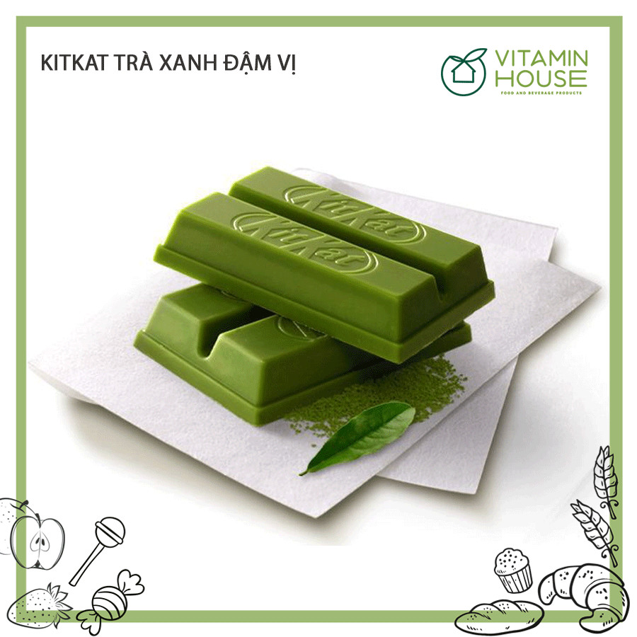 Bánh KitKat trà xanh bịch 12 gói - nội địa Nhật Bản