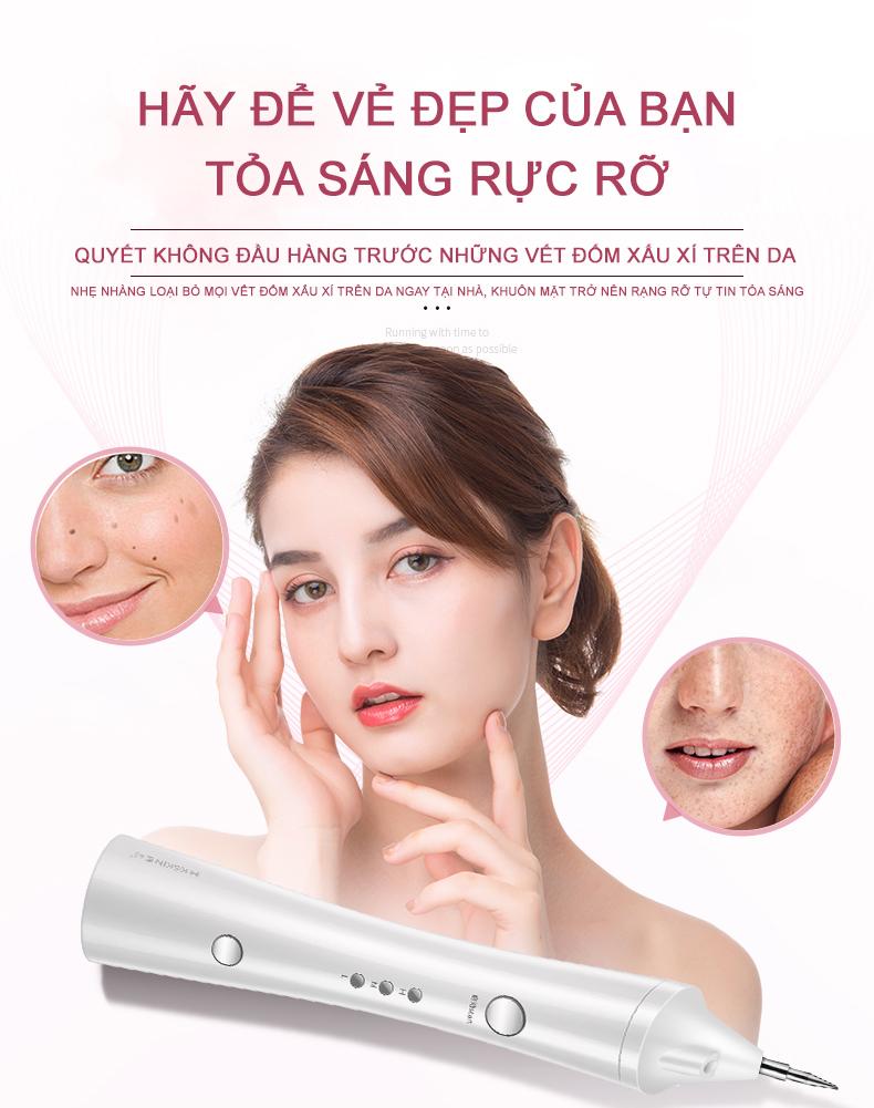 Máy Đốt Nốt Ruồi K-SKIN KD306 Công Nghệ Mới, Loại Bỏ Nốt Ruồi, Mụn Thịt,Mụn Cóc, Tàn Nhang- Hàng Chính Hãng