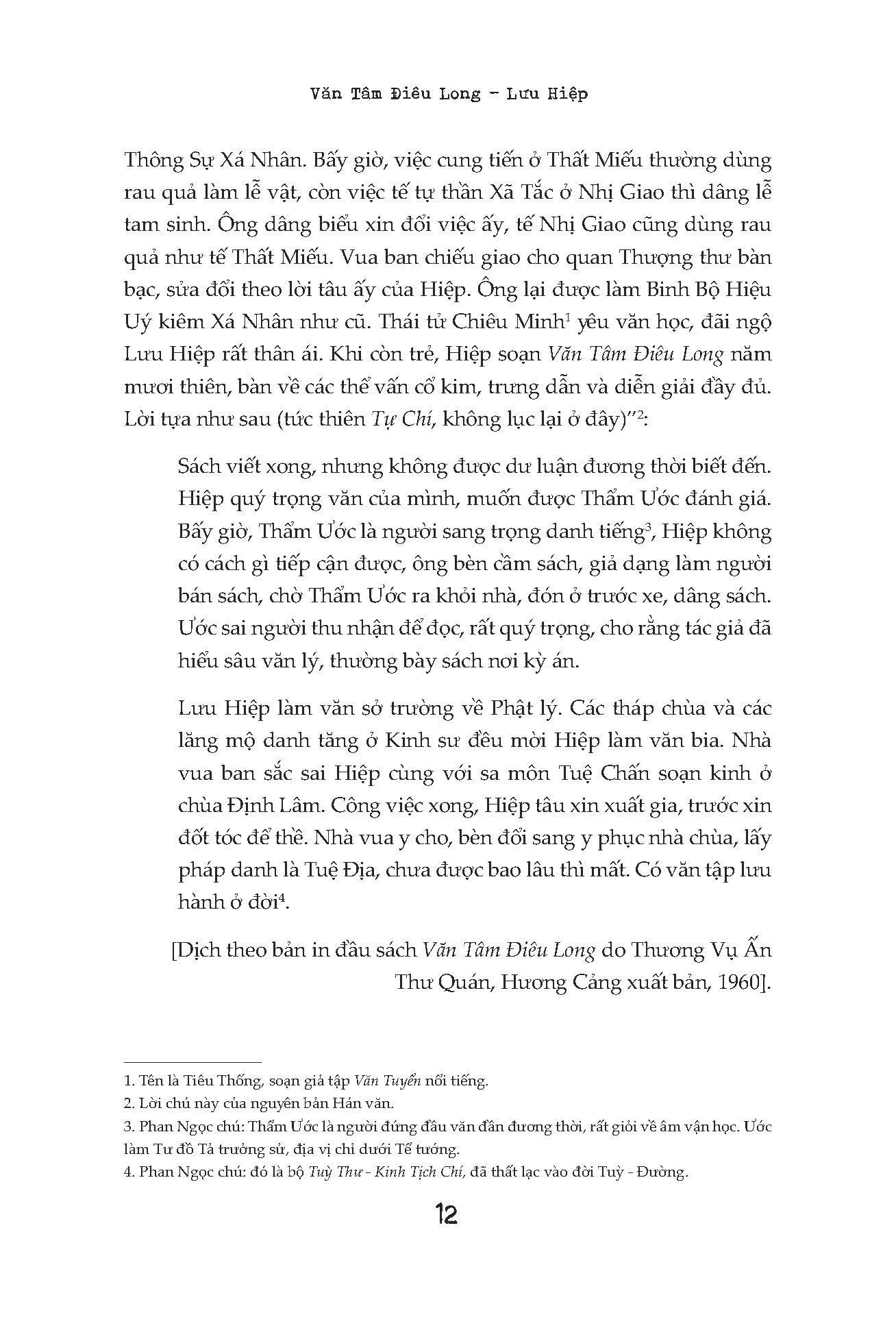 Sách - Văn Tâm Điêu Long 文心雕龍 - Tư Tưởng Mỹ Học Kinh Điển Trung Hoa