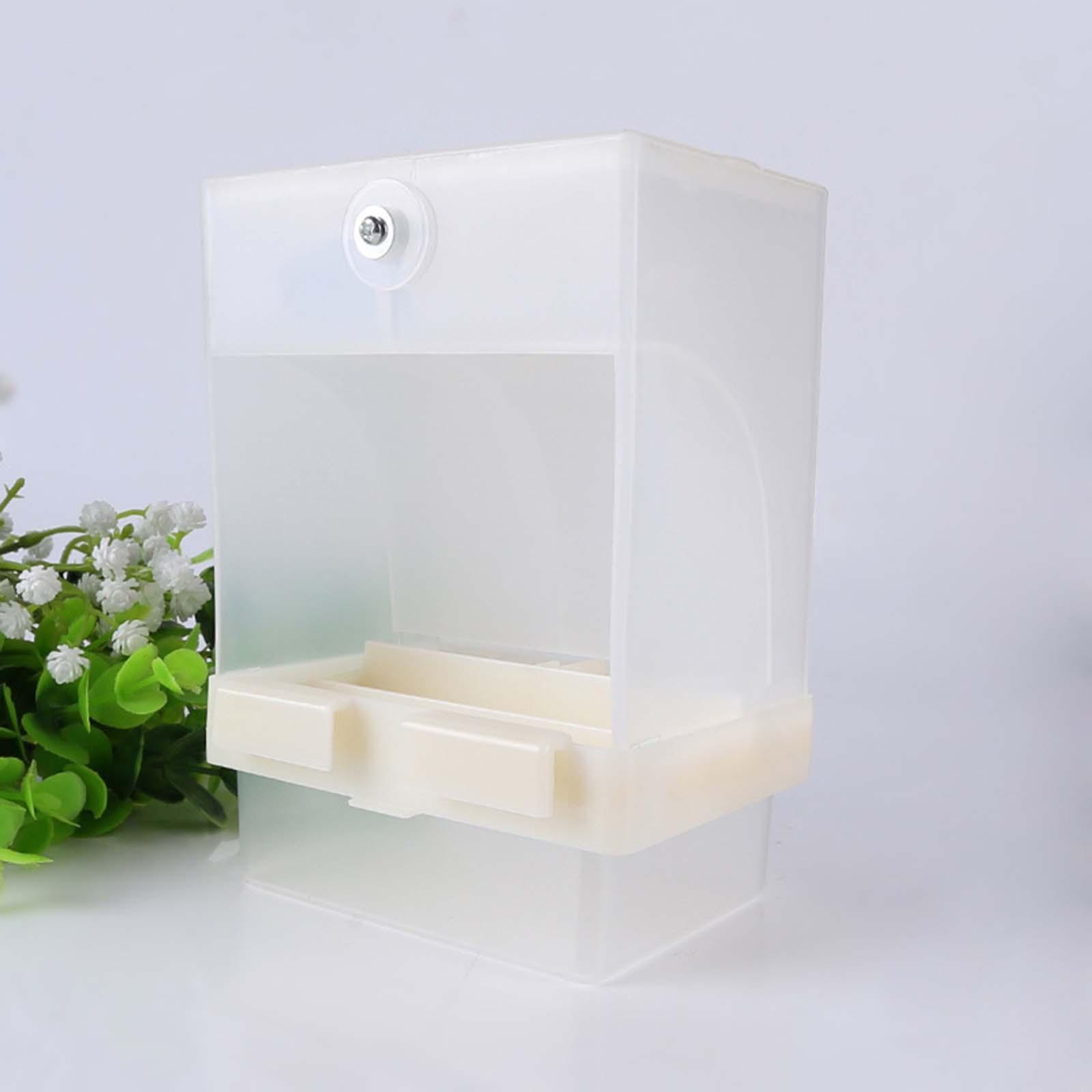 Automatic Bird Feeder Parrot Seed Feeder Pet Feeder for Parakeet Lovebirds