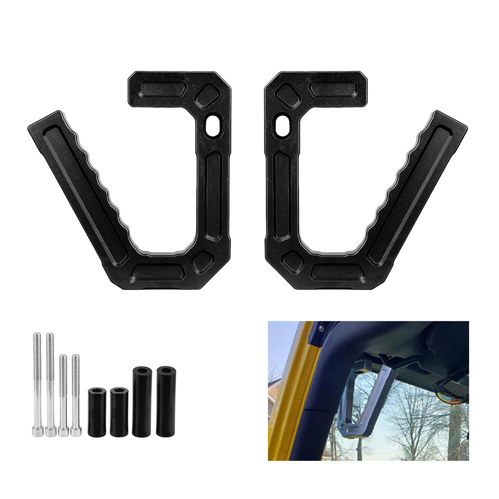 Heavy Duty Aluminum Alloy Interior Grab Handles Grips Car Decoration Supplies for Wrangler 2007-2018 Driving 2Pieces