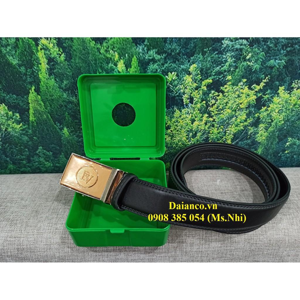 Thắt lưng đồng phục bảo vệ chất liệu da tốt, kèm hộp đựng- Hình thật TLHX
