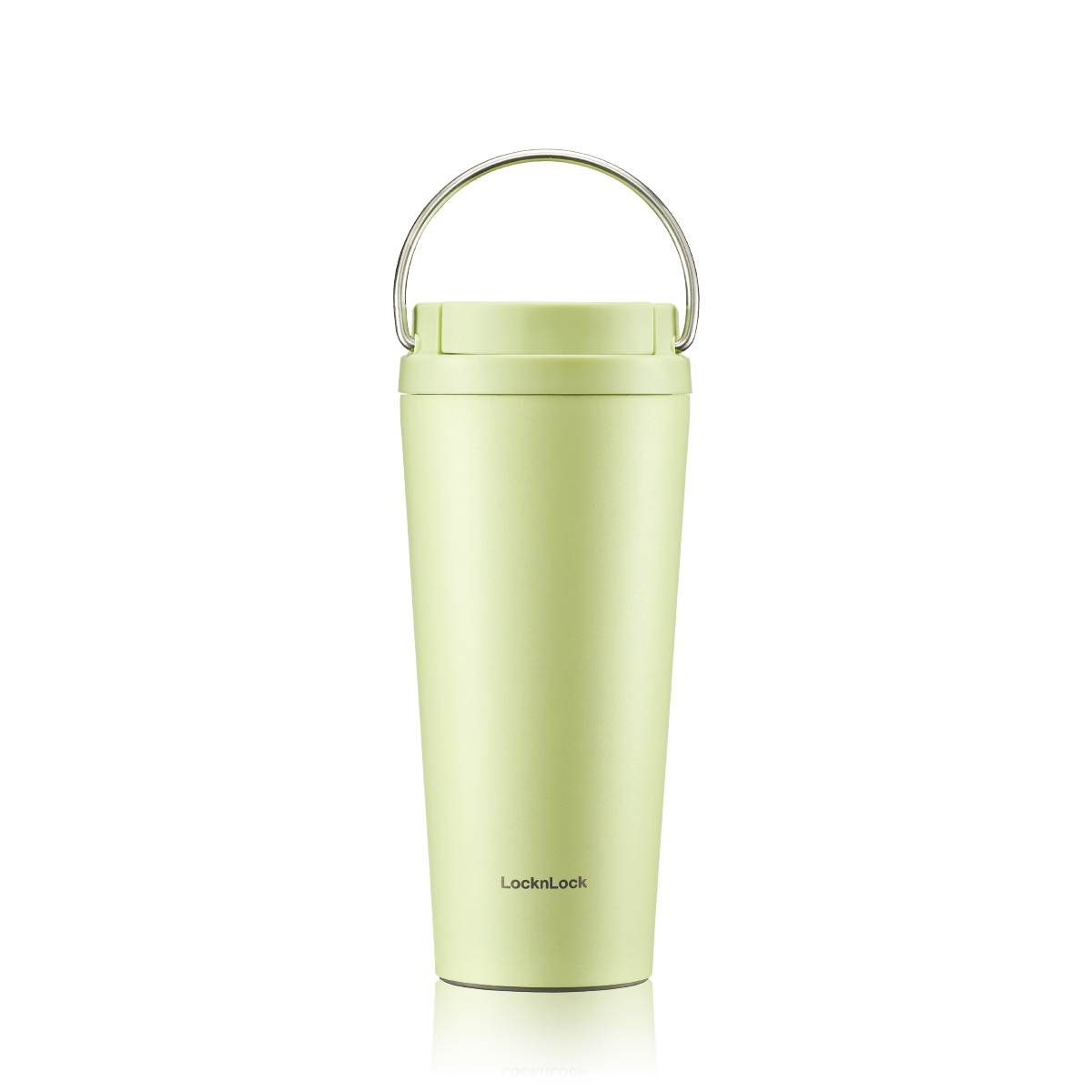 Ly Giữ Nhiệt LocknLock Bucket One Touch LHC3345 550ml, Hàng Chính Hãng, Quai Xách Tiện Lợi - JoyMall