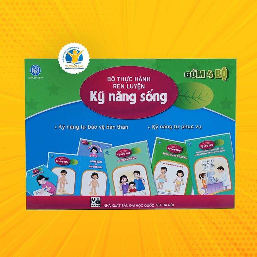 Bộ thực hành Rèn luyện kĩ năng sống: Kỹ năng tự bảo vệ bản thân, kỹ năng tự phục vụ