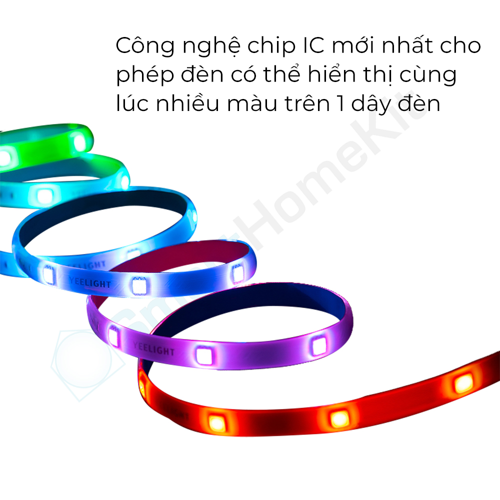 Đèn LED dây Yeelight Lightstrip Pro Starter 2M RGB 16 triệu màu - Bản Quốc Tế - Hàng Chính Hãng