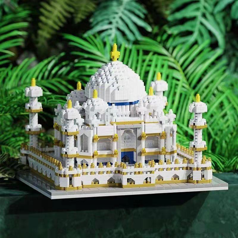 Đồ chơi decor mô hình kiến trúc thế giới lâu đài cung điện tajmahal