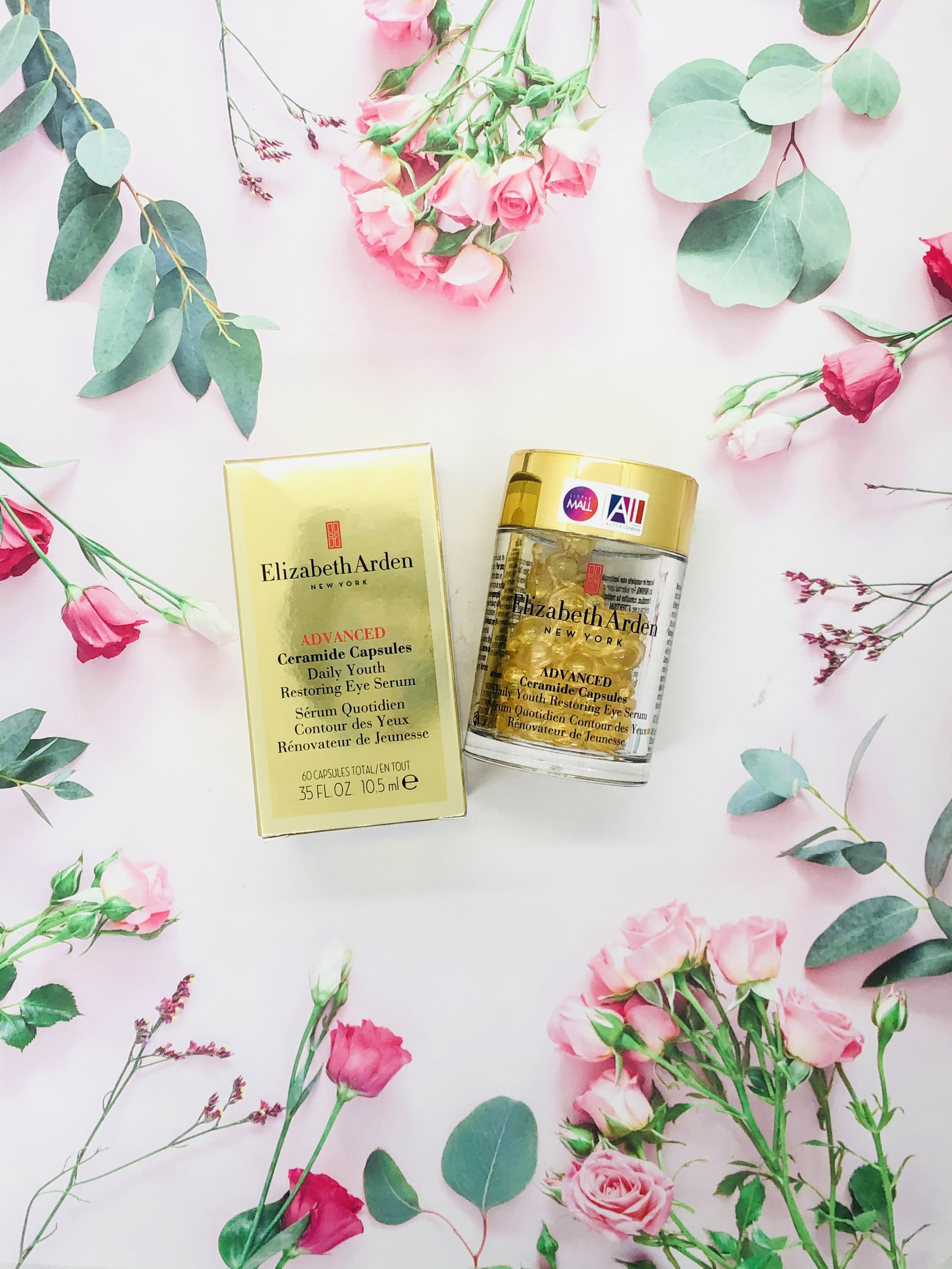 Tinh chất dưỡng mắt Elizabeth Arden Advanced Ceramide Capsules Daily Youth Restoring Eye Serum 60 viên