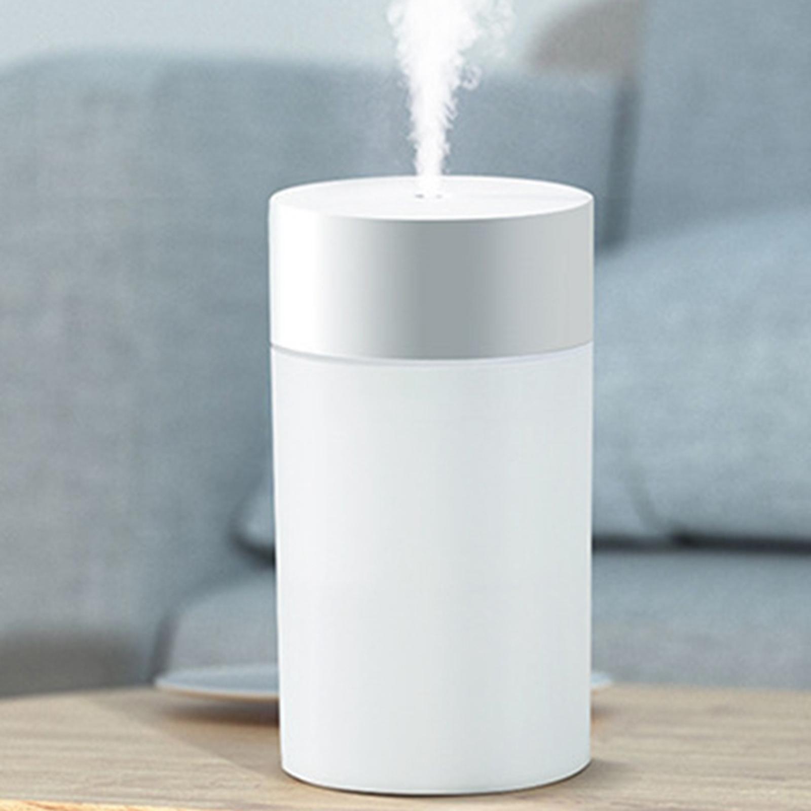 260ml Portable USB Air Humidifier Cool Mist Essential Oil Diffuser Night Light for Car Home Sleep 2 Mist Modes Auto Off Moisturizing Skin