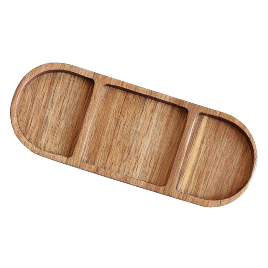 Food Display Plate Multi Sectional Compartment Food Snack Serving Tray