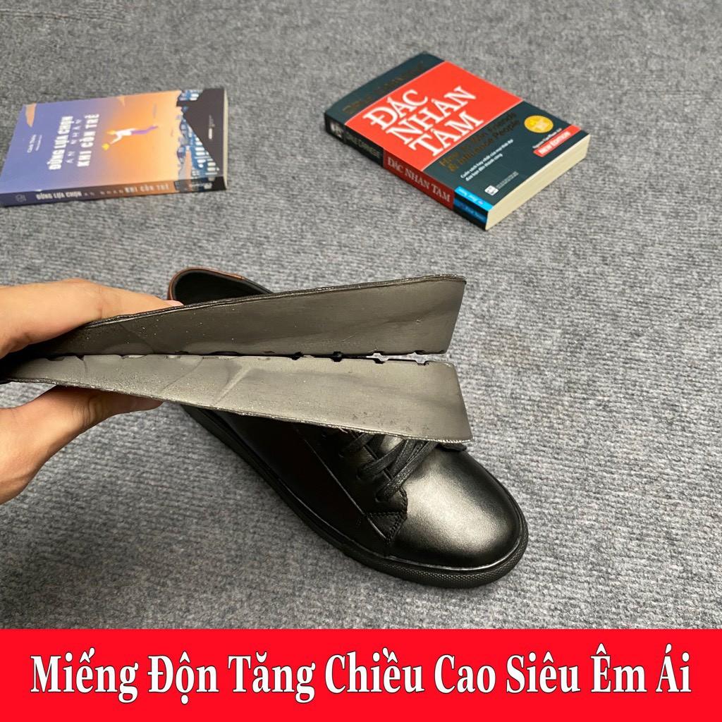 Lót giày tăng chiều cao thiết kế hạt matxa vô cùng êm ái thì sử dụng LC030