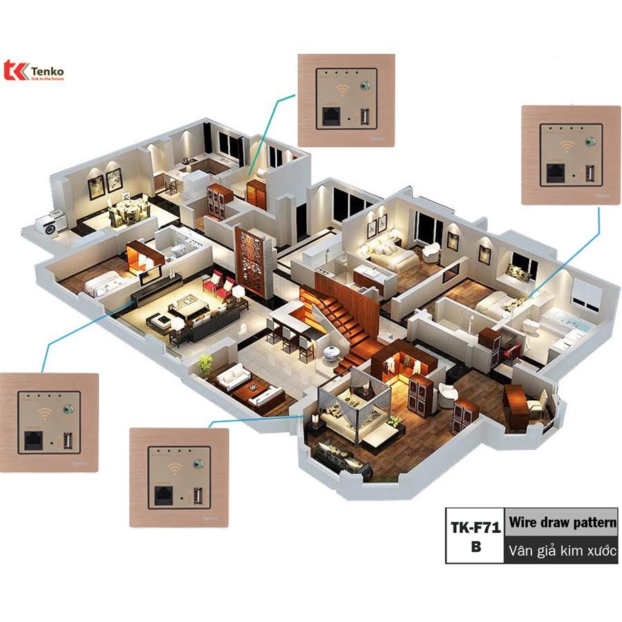 Chuẩn N 300mbps - Hỗ Trợ Repeater Thương Hiệu Nhật Bản TK-F71-B-69