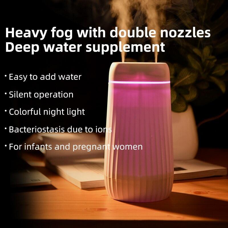 Portable Air Humidifier 1000ml Ultrasonic Aroma Essential Oil Diffuser USB Cool Mist Maker Purifier Aromatherapy for Car Home