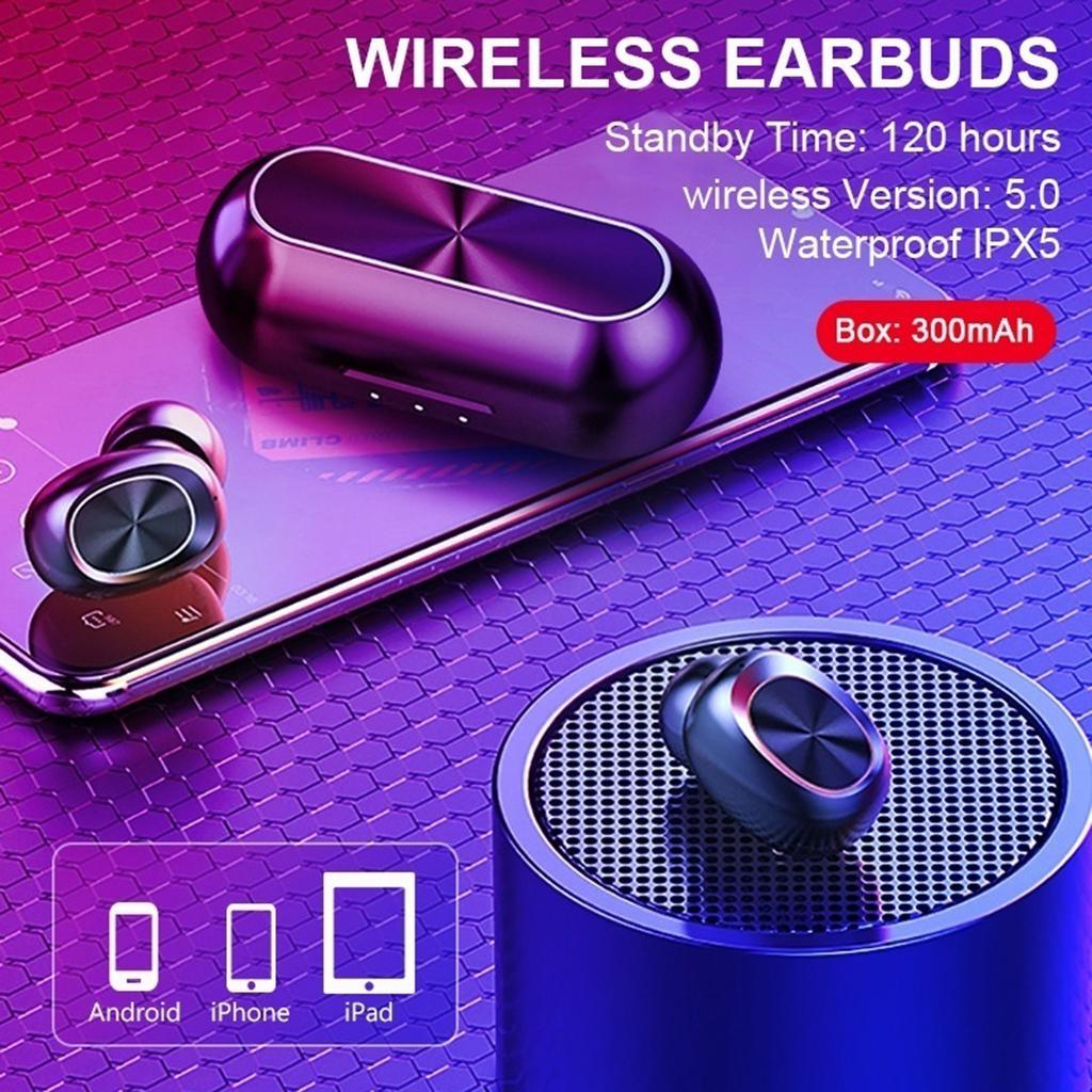 B5 Fingerprint Touch Bluetooth HiFi Wireless Headphones With Microphones