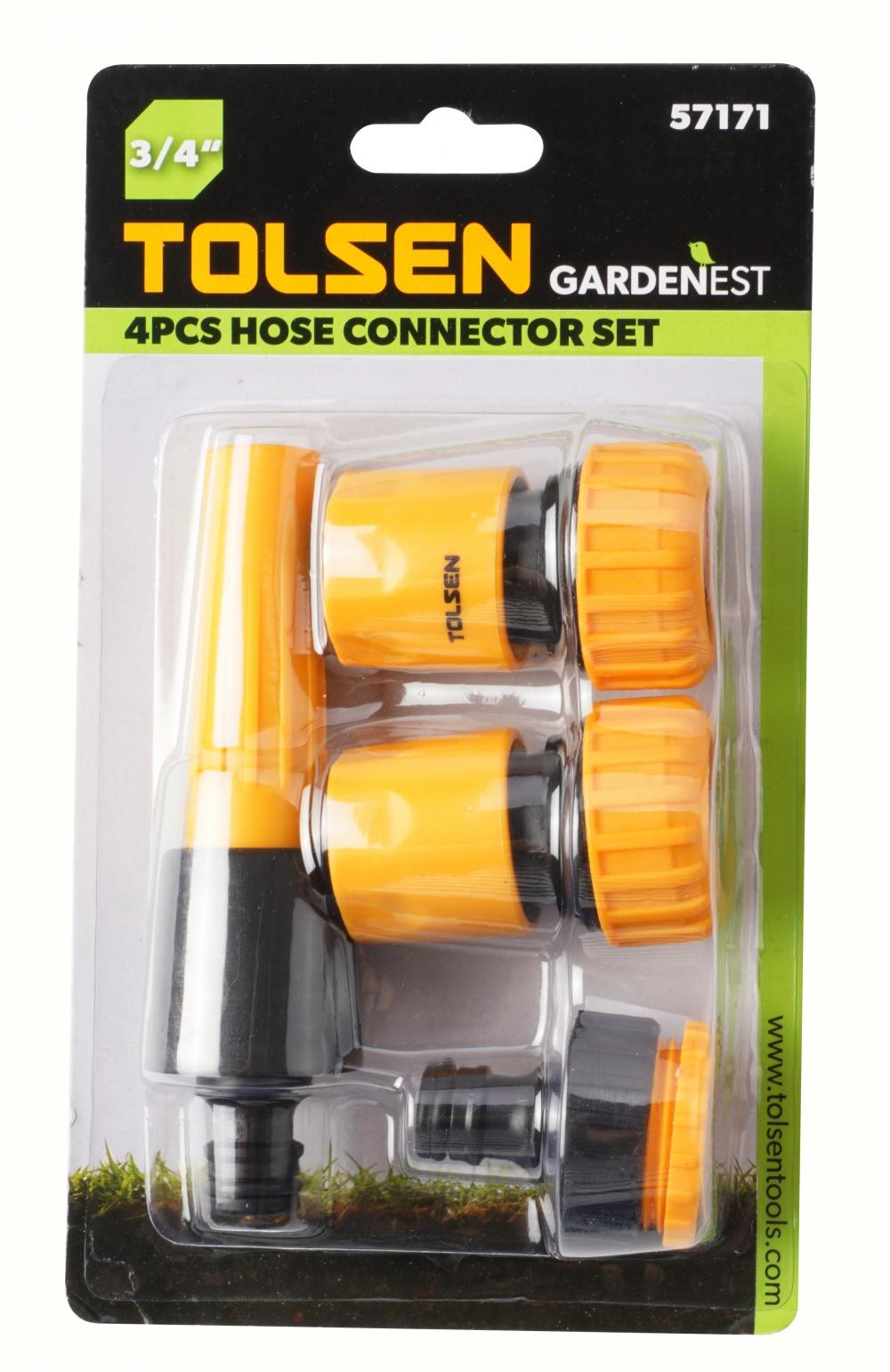 BỘ 4 KHỚP NỐI ỐNG NƯỚC TOLSEN 57171 - HÀNH CHÍNH HÃNG
